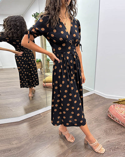 Diana | Kleid mit V-Ausschnitt