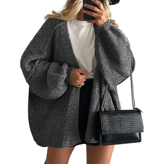 Antia | Offene Strickjacke