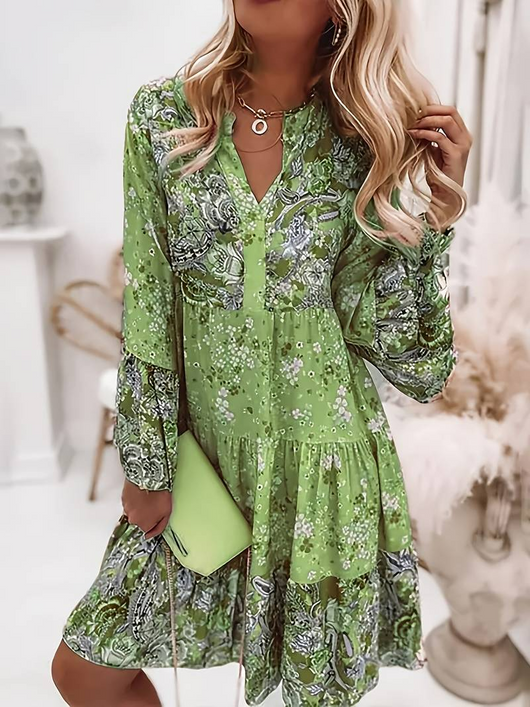 Vigo | Boho-Kleid mit Blumen