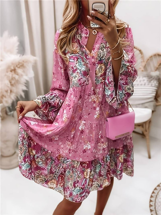 Vigo | Boho-Kleid mit Blumen