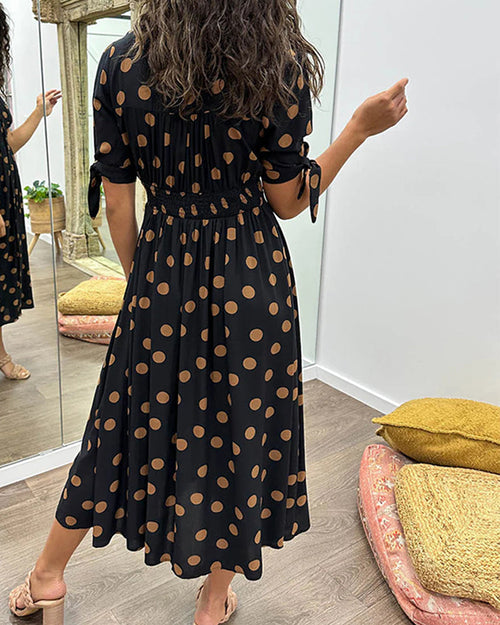 Diana | Kleid mit V-Ausschnitt