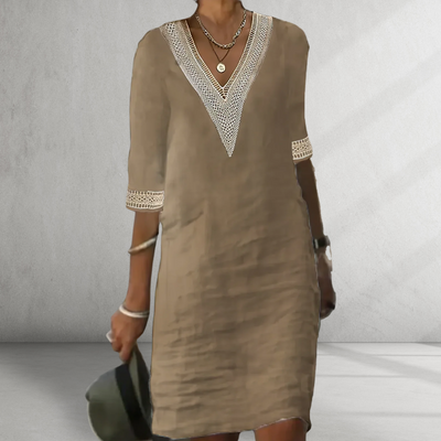 Dafne | Kleid aus Baumwolle und Leinen