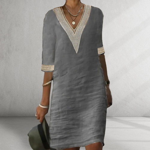 Dafne | Kleid aus Baumwolle und Leinen