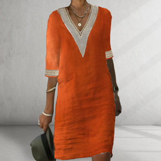 Dafne | Kleid aus Baumwolle und Leinen
