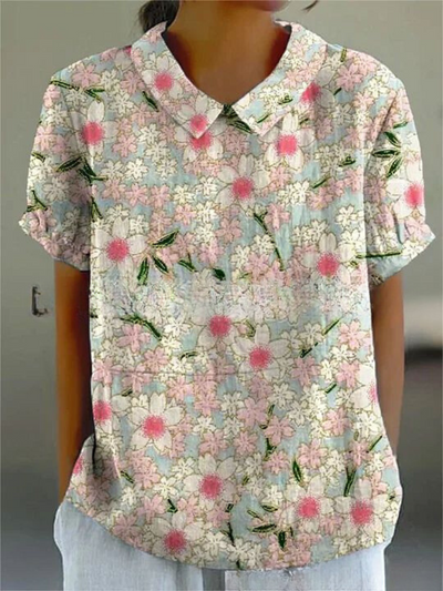 Carla | Elegante Bluse mit Blumenmuster