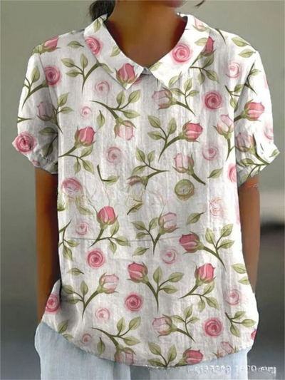 Carla | Elegante Bluse mit Blumenmuster