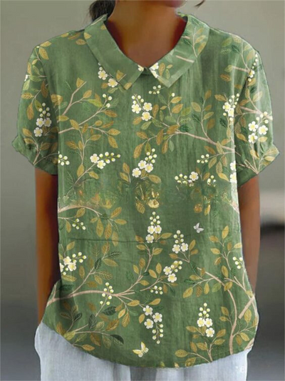 Carla | Elegante Bluse mit Blumenmuster