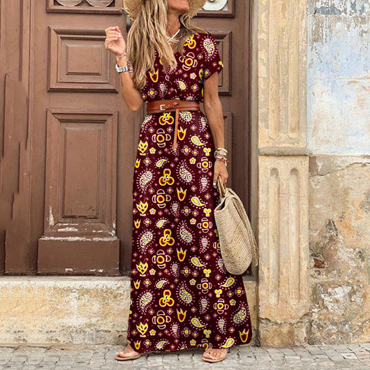 Luna | Boho-Maxikleid