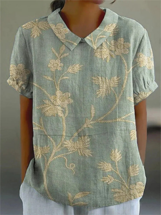 Carla | Elegante Bluse mit Blumenmuster