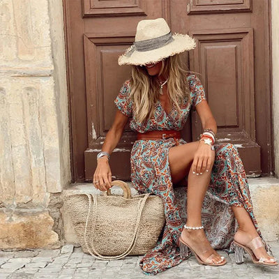 Luna | Boho-Maxikleid