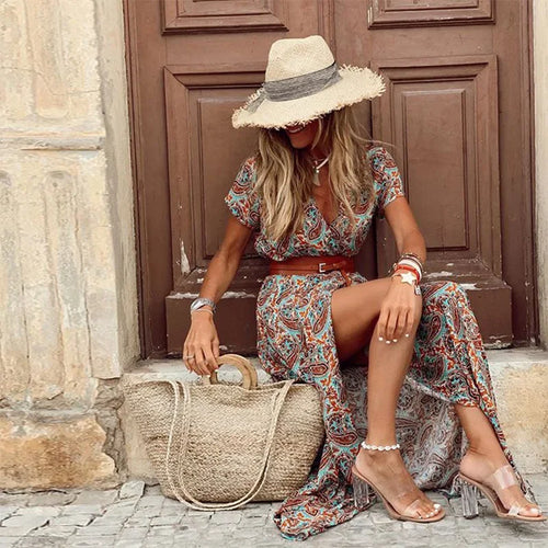 Luna | Boho-Maxikleid