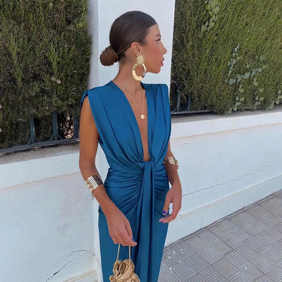 Serena | Midikleid mit Cut-outs