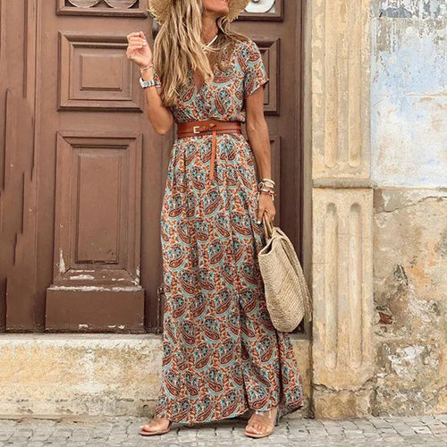 Luna | Boho-Maxikleid