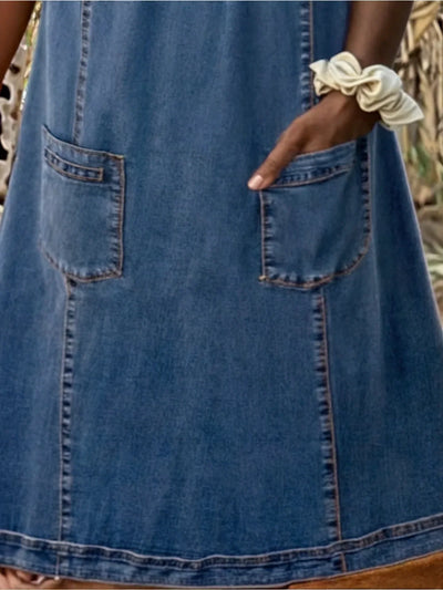Mila | Weiches Jeanskleid