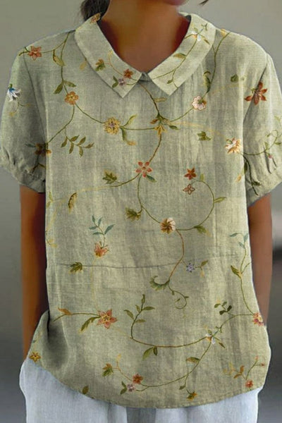 Carla | Elegante Bluse mit Blumenmuster