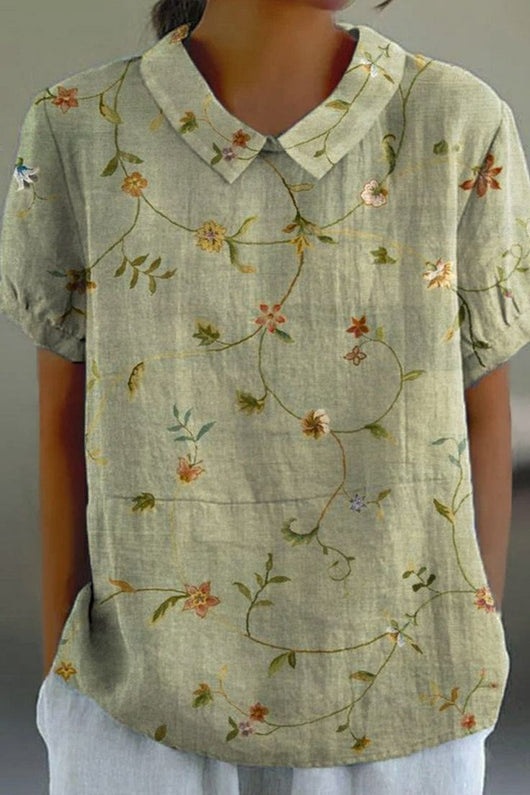 Carla | Elegante Bluse mit Blumenmuster