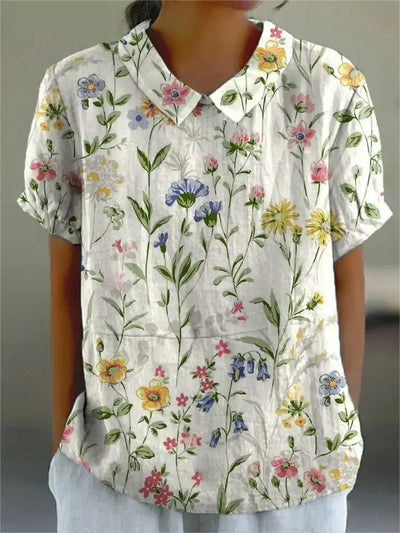 Carla | Elegante Bluse mit Blumenmuster