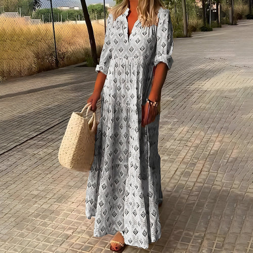 Nahia | Fließendes Boho-Kleid