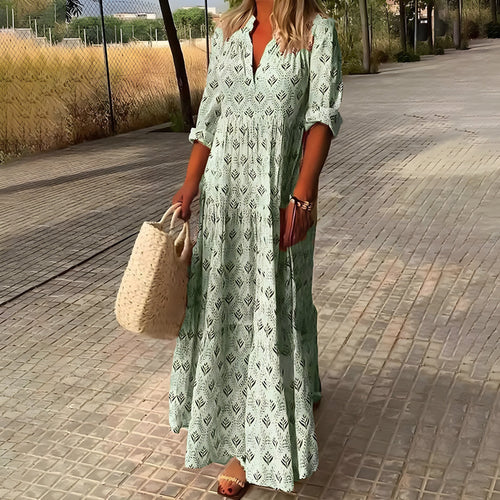 Nahia | Fließendes Boho-Kleid
