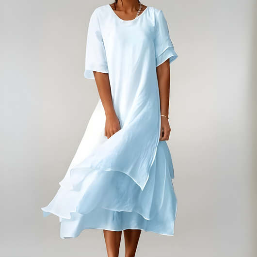 Salma | Langes Baumwollkleid