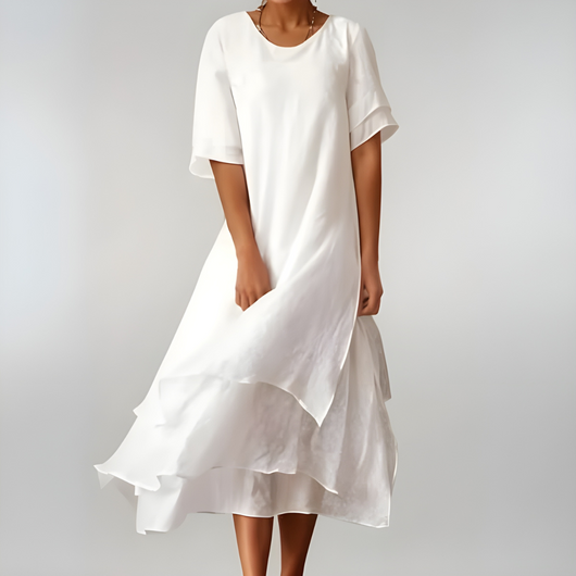 Salma | Langes Baumwollkleid
