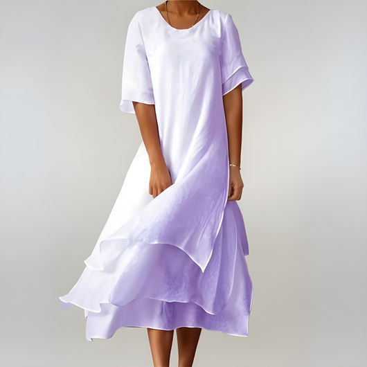 Salma | Langes Baumwollkleid