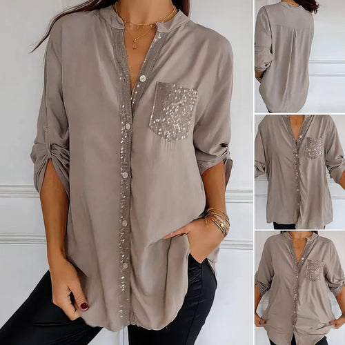 Francesca | Paillettenbluse