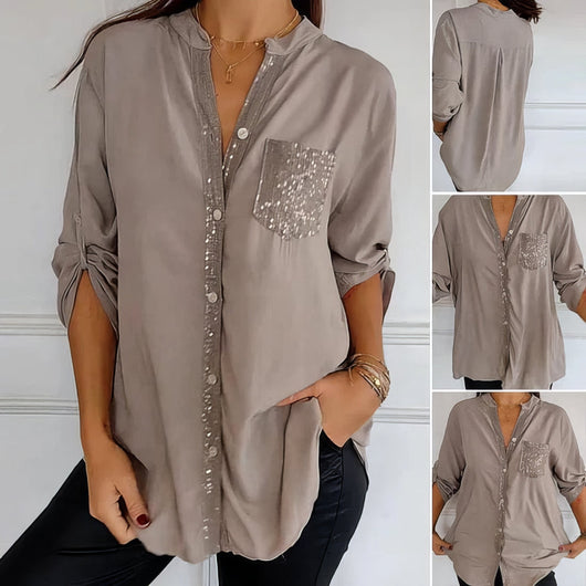 Francesca | Paillettenbluse