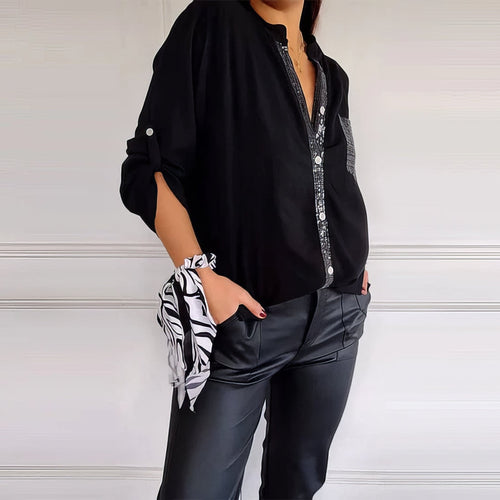 Francesca | Paillettenbluse